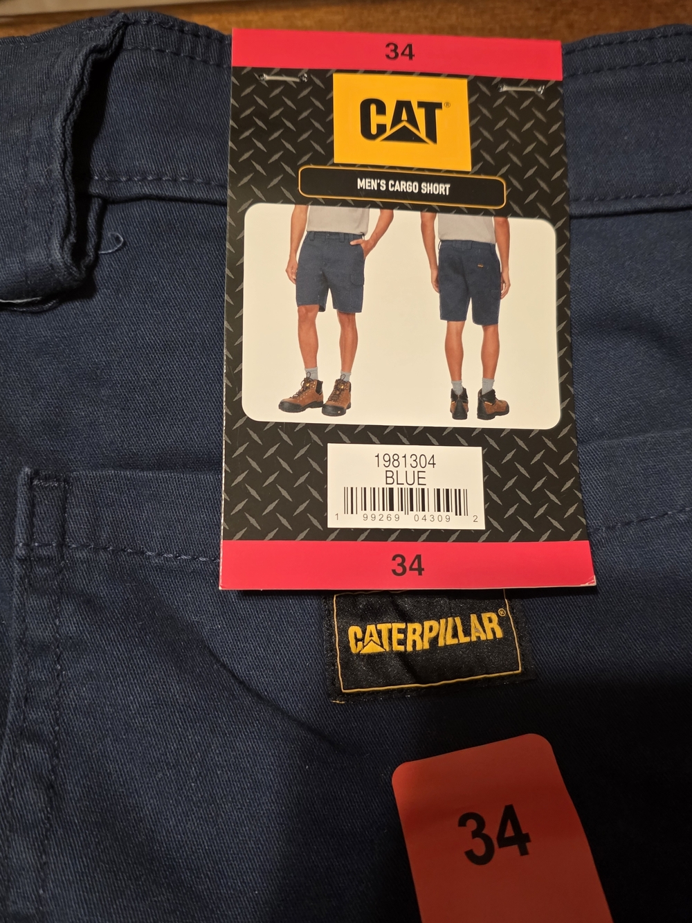 Caterpillar Navy Work Cargo Shorts